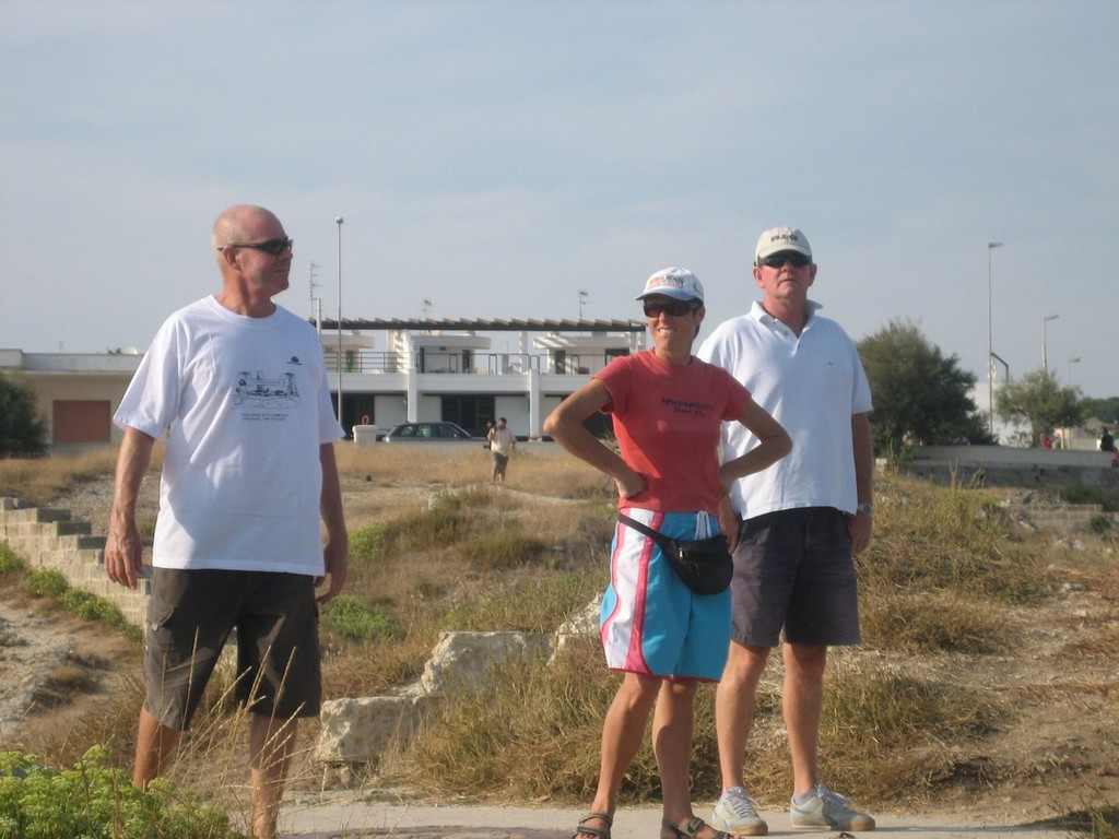 Looking out to sea from Santa Maria di Leuca - too lumpy, think we’ll wait another day! © Yacht Balvenie